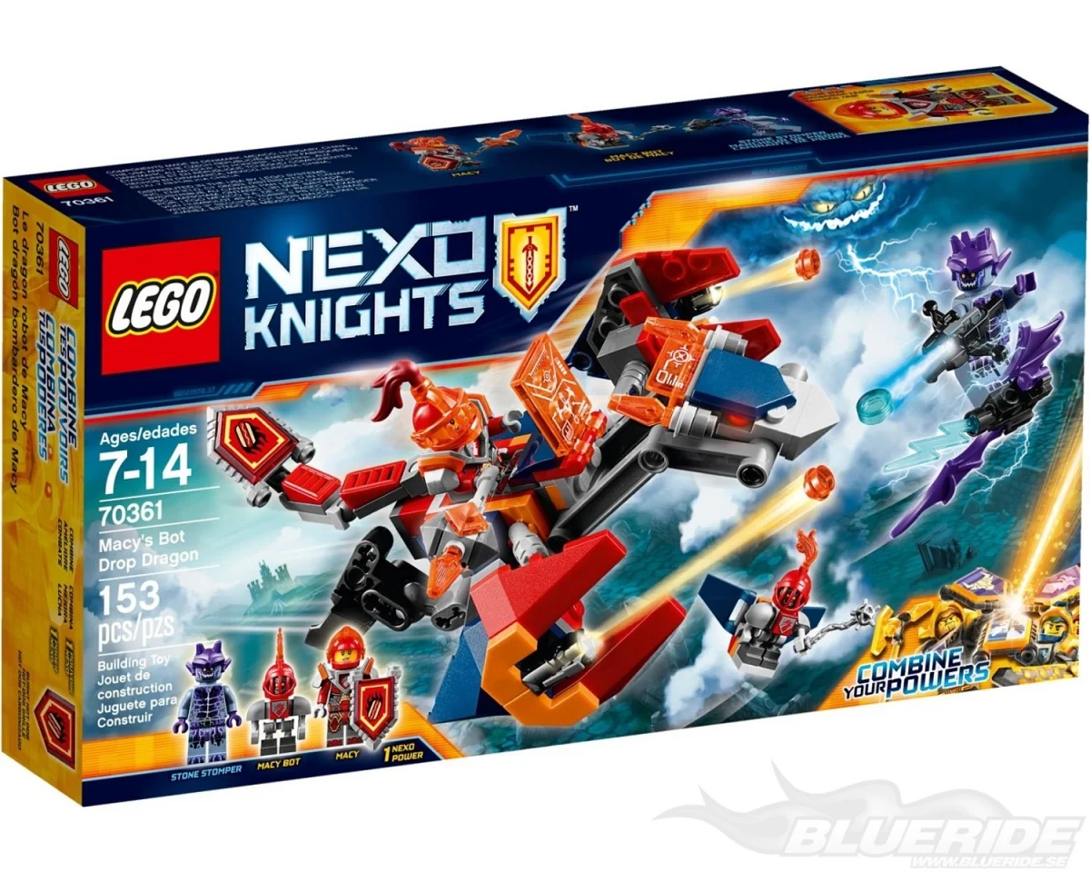 LEGO Nexo Knights 70361, Macys Bot Drop Dragon
