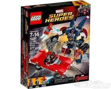 LEGO Marvel Super Heroes 76077, Iron Man: Detroit Steel Strikes