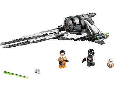 LEGO Star Wars 75242, Black Ace TIE Interceptor