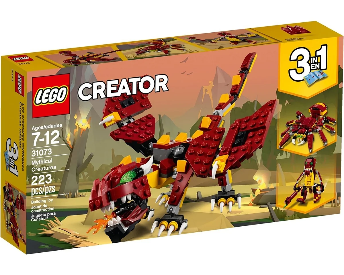LEGO Creator 31073, Mythical Creatures LEGO Creator 31073, Mythical Creatures