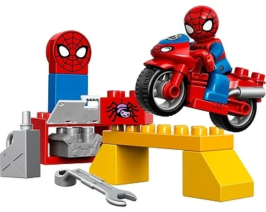 LEGO Duplo 10607, Spider-Man Web-Bike Workshop