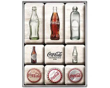 Magnetset Coca-Cola Bottles