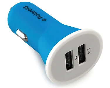 USB Adapter för Cigguttag, Polaroid Dual Cone