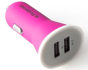USB Adapter för Cigguttag, Polaroid Dual Cone USB Adapter för Cigguttag, Polaroid Dual Cone