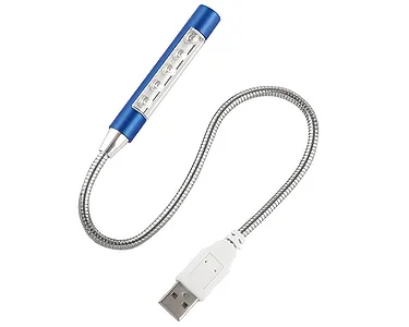 Flexibel USB LED-Lampa, Blå