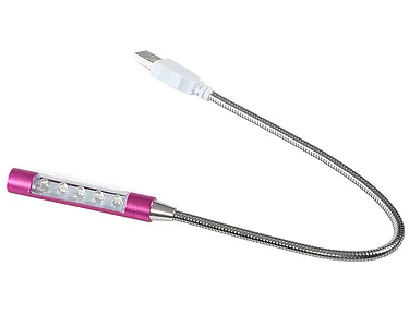 Flexibel USB LED-Lampa, Blå Flexibel USB LED-Lampa