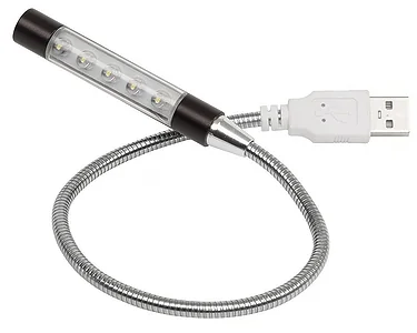 Flexibel USB LED-Lampa, Blå Flexibel USB LED-Lampa