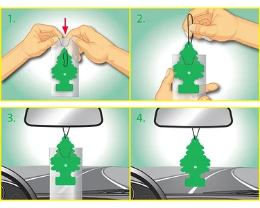 Wunderbaum 3-pack, Frosted Pine WunderBaum