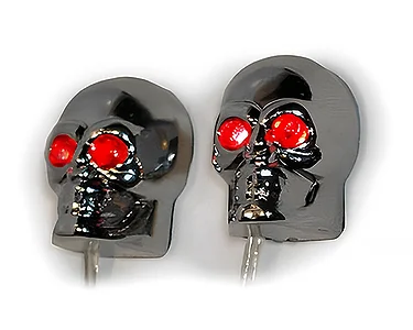 Scary Skulls Red 24v