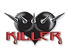 Killer Black Heart - Dekal