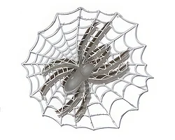 Silver Spider - 18x17