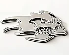 Emblem CarLogo - Flaming Skull