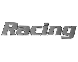 Emblem Chrome Style - Racing