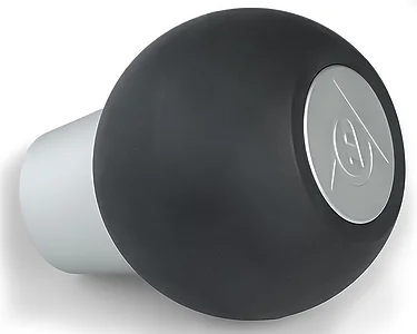 Växelspaksknopp Rubber Alu Dunlop