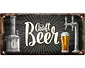 Plåtskylt Retro, Craft Beer II