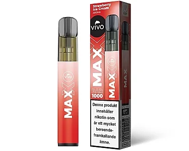 Vivo MAX Vape, Strawberry Ice Cream