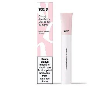 Vont To-Go Vape, Creamy Strawberry