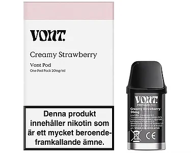 Vont Pod Creamy Strawberry