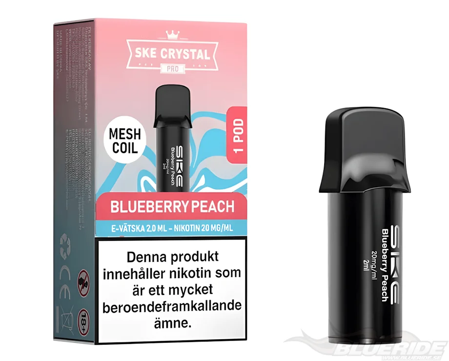 SKE Crystal Max Pro POD - Blueberry Peach SKE Crystal Max Pro POD - Blueberry Peach