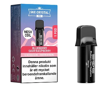 SKE Crystal Max Pro POD - Blueberry Sour Raspberry SKE Crystal Max Pro POD - Blueberry Sour Raspberry