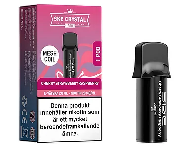 SKE Crystal Max Pro POD - Cherry Strawberry Raspberry