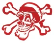 Köp Skull 05 - Cool Pirate