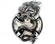 Köp Dragon & Circle Cross - 34x48