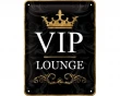 Köp 3D Metallskylt VIP Lounge - Svart..