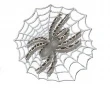Silver Spider - 18x17