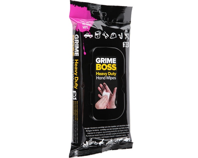Köp Grime Boss Wipes Våtservetter - 30 Pack Billigt Online
