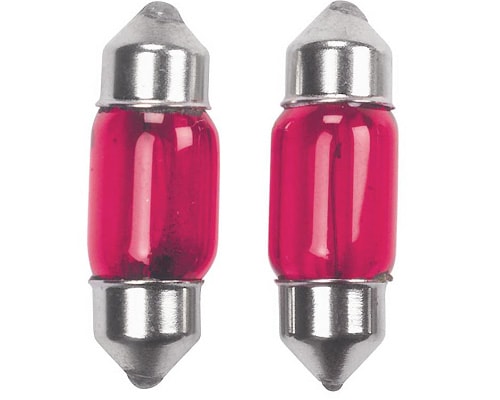 Köp Glödlampa Röd 10W 10x31 Billigt Online