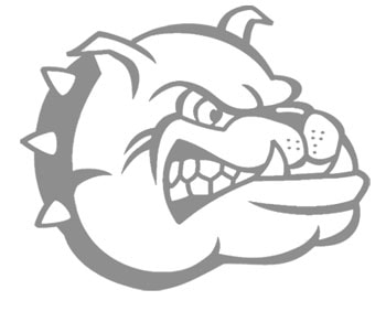 Köp Bulldog Silver Head - Dekal Billigt Online