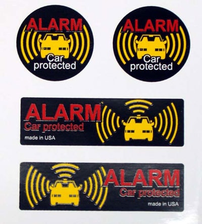Köp Car Alarm - Dekal Billigt Online