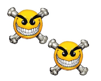Köp Diabolic Angry Smilies - 6x6 Billigt Online