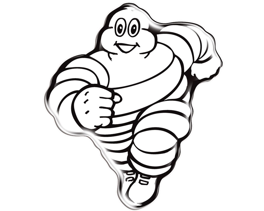 Michelin-gubbe 3d-dekal