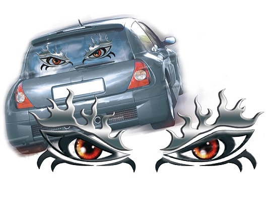 Köp Metallic Angry Eyes - 66x24 Billigt Online