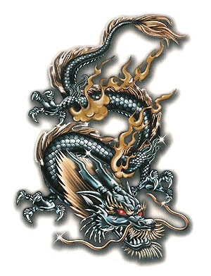 Köp Burning Dragon x1 - Dekal Billigt Online