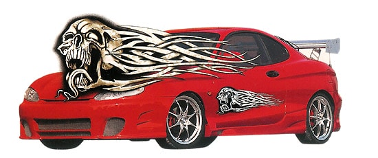 Köp 2D Tribal Skulls - Dekal Billigt Online