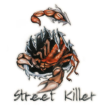 Köp Scorpio Street Killer - Dekal Billigt Online