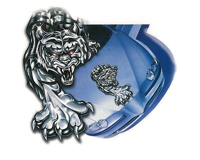 Köp Metallic Tiger Big - Dekal Billigt Online
