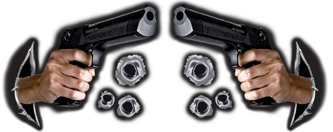 Köp Hand with Gun - Dekal Billigt Online