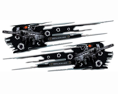 Köp Machinegun with Carbon - Dekal Billigt Online