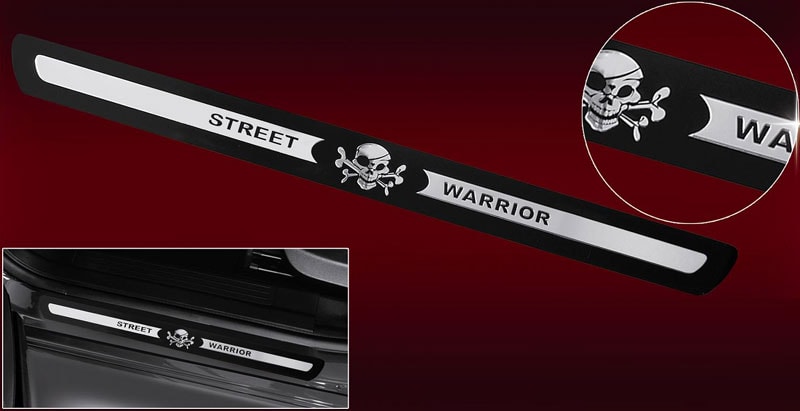 Köp Tröskelskydd Street Warrior Skull Billigt Online