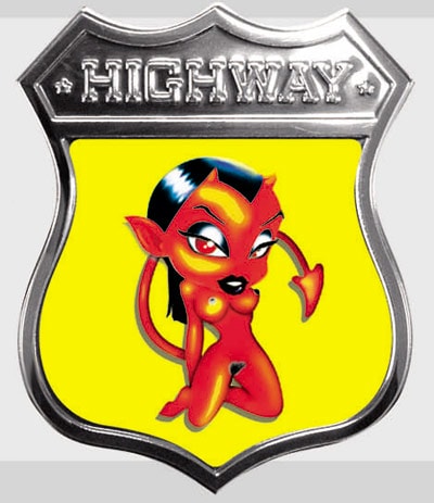 Köp Highway Dekal - Diabolo Girl Billigt Online