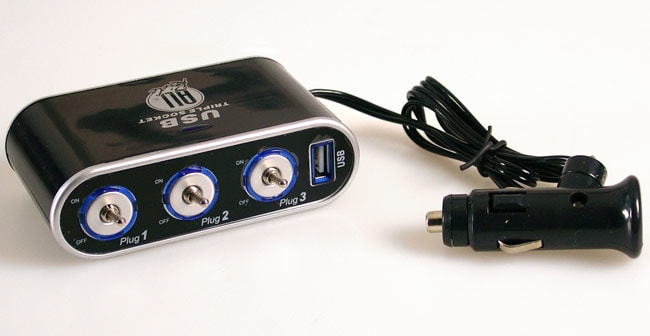 Köp Socket Switch & USB LED - 3-way Billigt Online