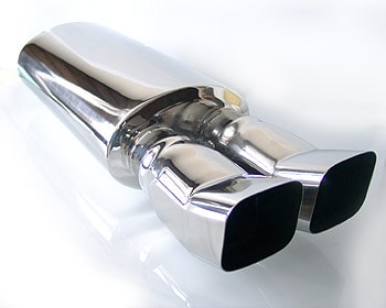 Köp Ljuddämpare Dual Square Bend Billigt Online