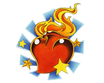 Köp Heart - CarTattoo Billigt Online