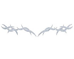Köp Barbed Wire - CarTattoo Streamer Billigt Online