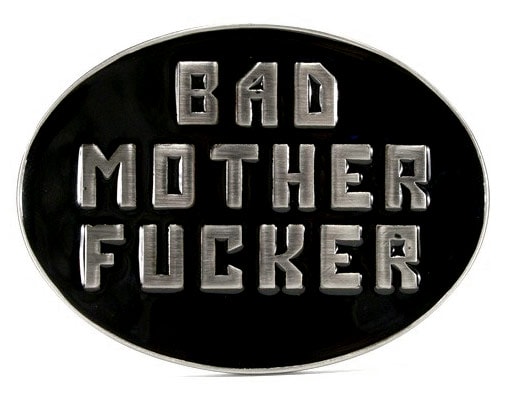 Köp Bältesspänne Bad Mother Fucker Billigt Online
