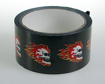 Tape Skull & Flames Köp Tape Skull & Flames Billigt Online